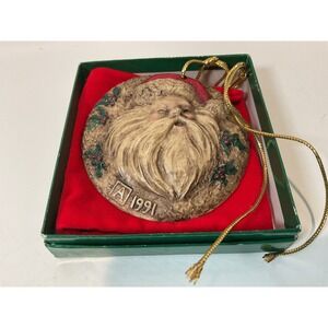 Aromatique 1991 Limited Edition Santa Claus Christmas Ornament Scented Sculpture